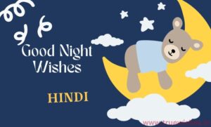 Good Night Wishes in Hindi