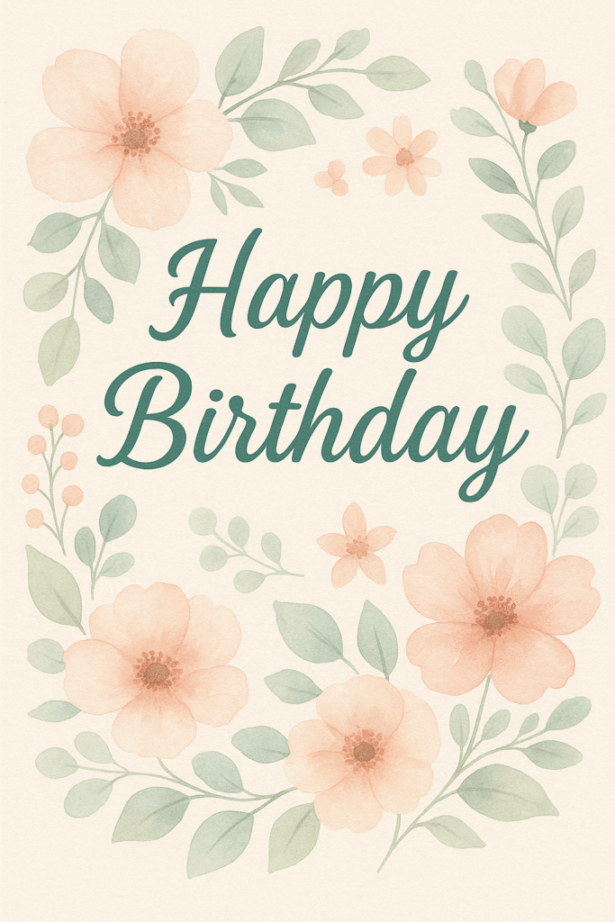 Birthday Greeting Crad