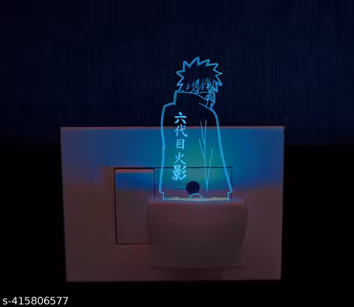 Kakashi Hatake(Naruto)656 Anime Plug Night LED Lamp with Automatic 7 Colors Changing Light 3D Acrylic Lamp for Anime Lovers, Bedroom Decor, Birthday Gift.