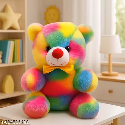 Teddy Bear Soft Toys 32 CM Kids Gifts Soft Toys , teddy bear for kids boys and girls , MultColour Teddy Soft Toys, Fancy soft toys . trendy soft teddy bear