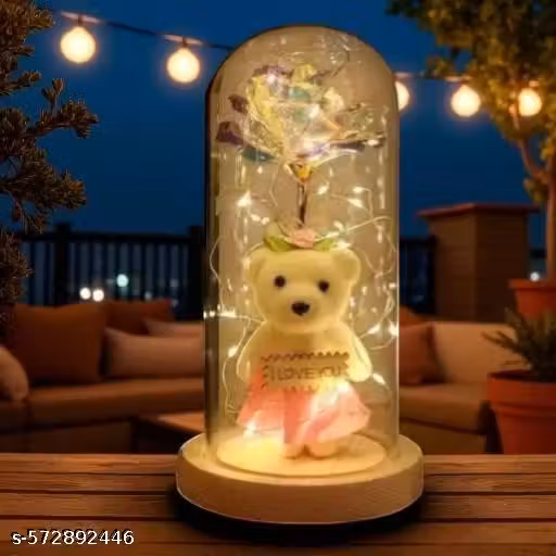 Rose Flowers Gift, Rose Flower Gift,Light Up Rose Flowers Gift,Glass Rose Flower Gift for Women,Valentine’s Day,Mother’s Day,Thanksgiving Day,Christmas,Anniversary